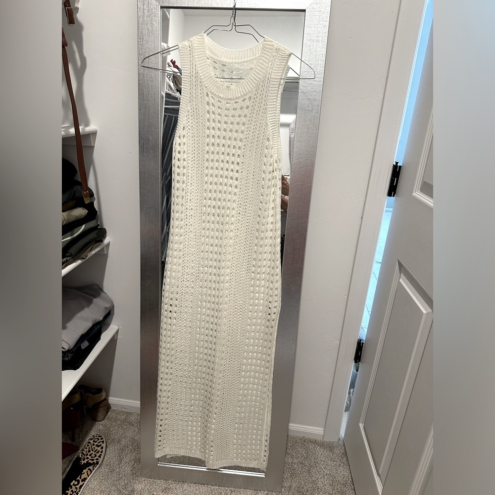 Crochet cover up dress